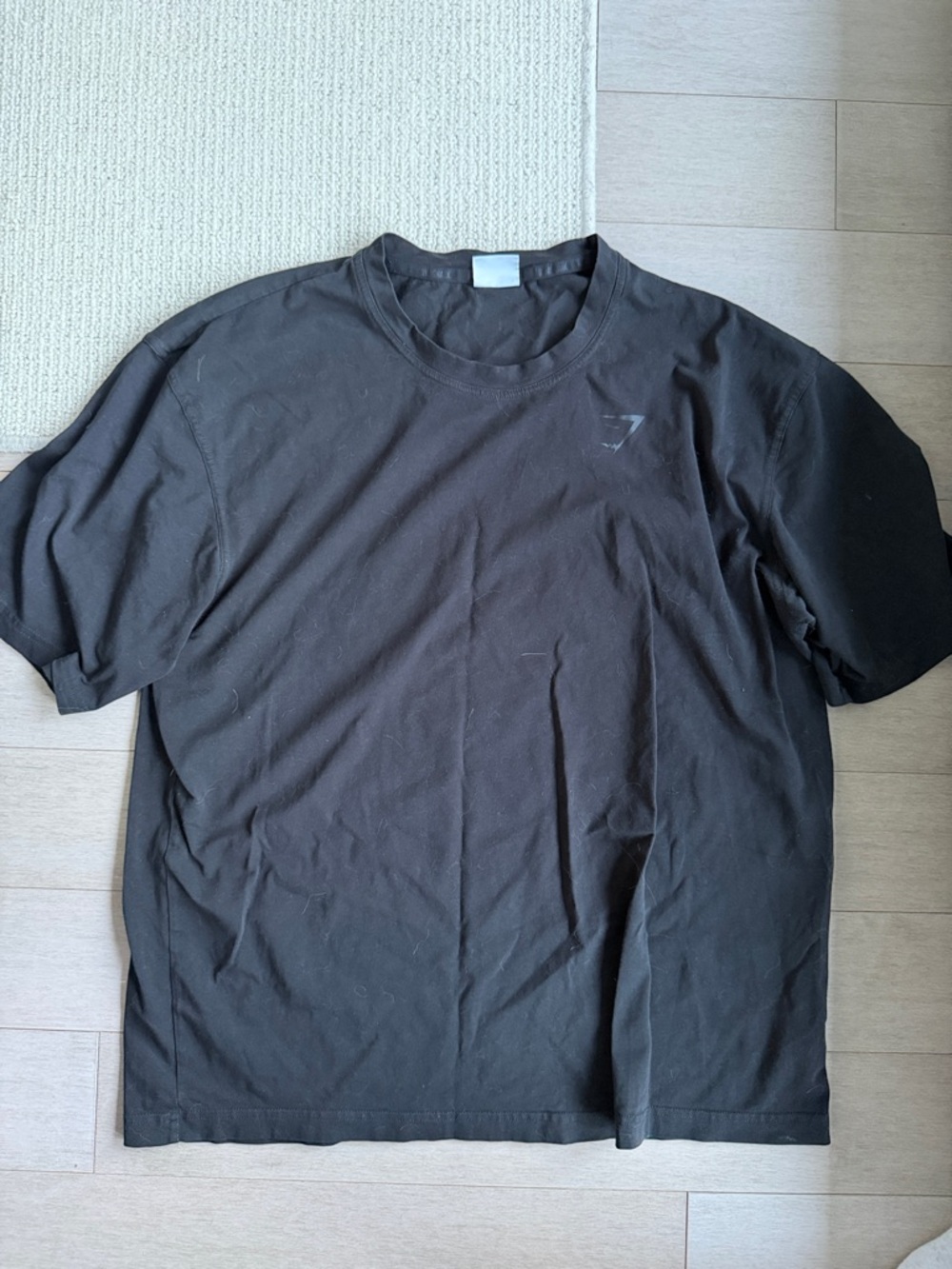Gymshark Men's Black Crewneck T-Shirt